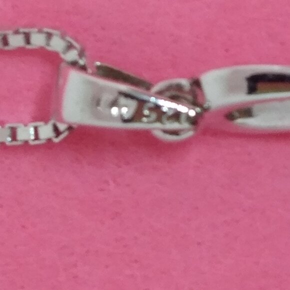 silver diamond cross,with box chain! - Picture 5 of 10